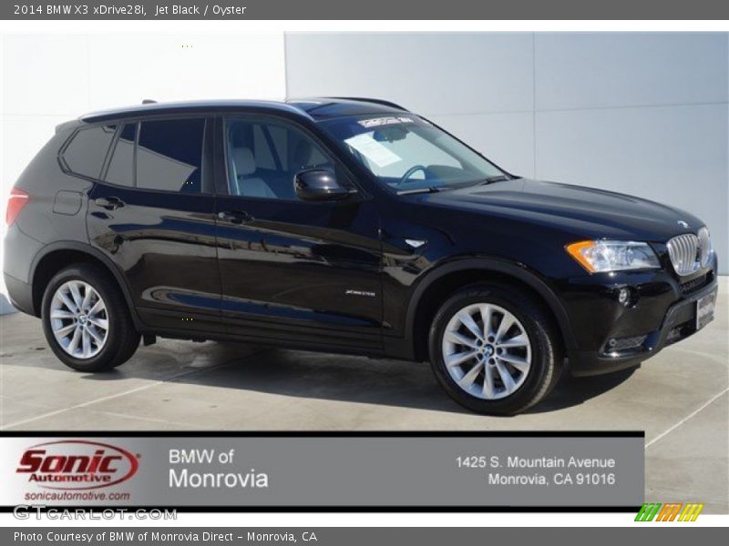 Jet Black / Oyster 2014 BMW X3 xDrive28i
