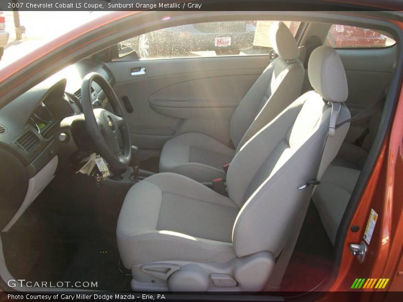 Sunburst Orange Metallic / Gray 2007 Chevrolet Cobalt LS Coupe