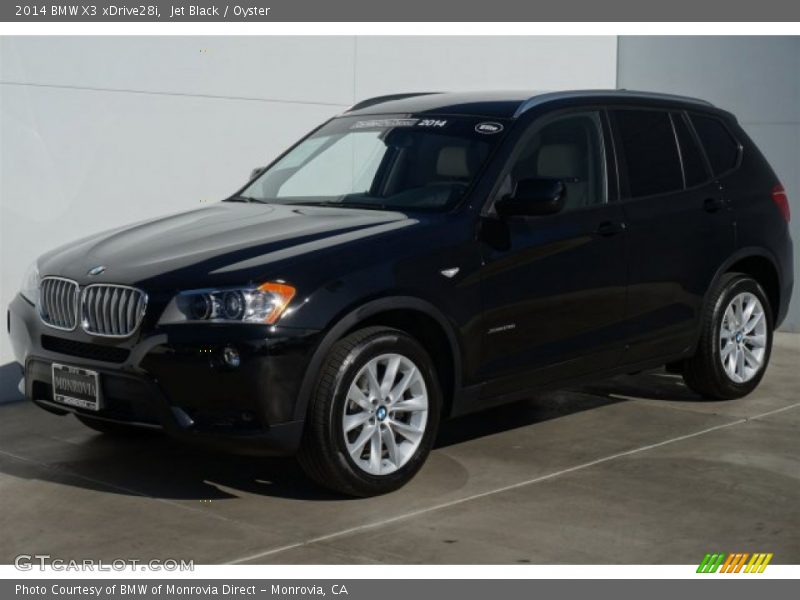 Jet Black / Oyster 2014 BMW X3 xDrive28i