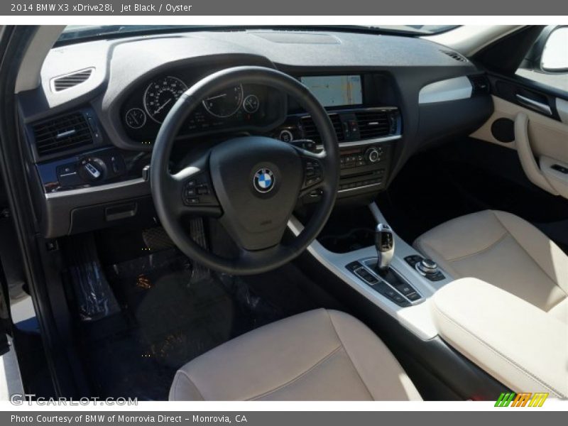 Jet Black / Oyster 2014 BMW X3 xDrive28i