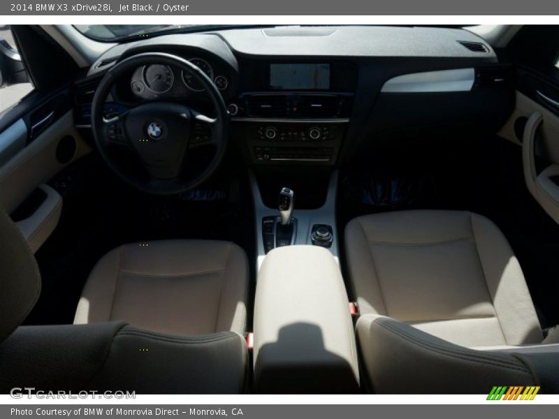 Jet Black / Oyster 2014 BMW X3 xDrive28i
