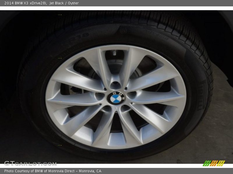 Jet Black / Oyster 2014 BMW X3 xDrive28i