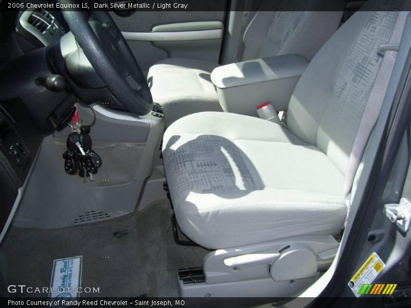 Dark Silver Metallic / Light Gray 2006 Chevrolet Equinox LS