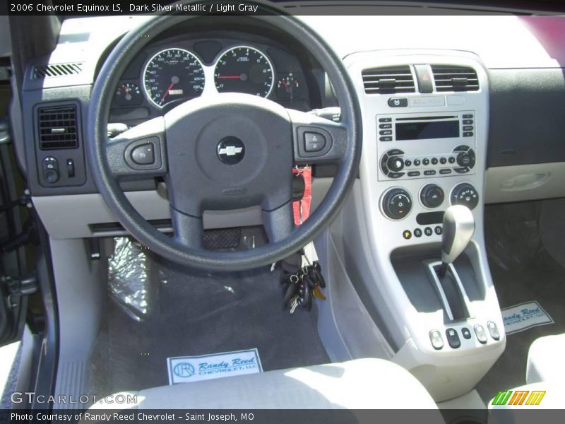 Dark Silver Metallic / Light Gray 2006 Chevrolet Equinox LS