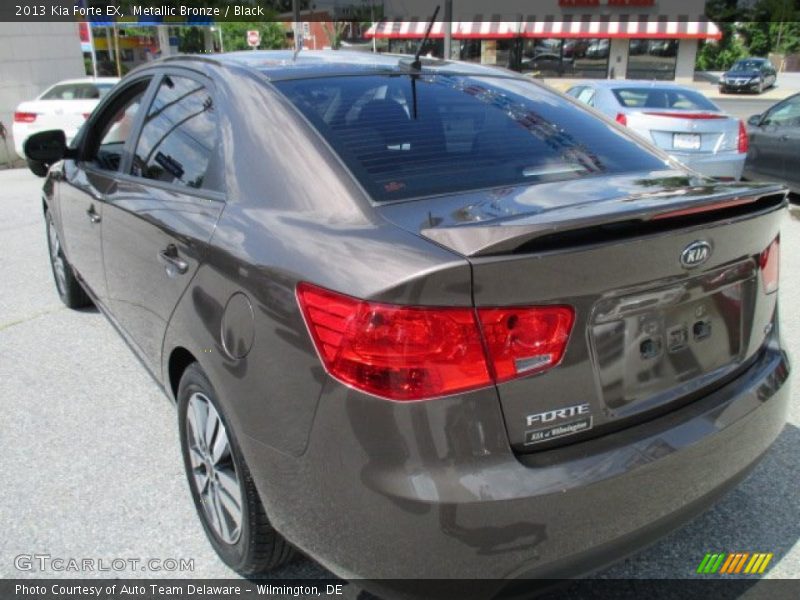 Metallic Bronze / Black 2013 Kia Forte EX
