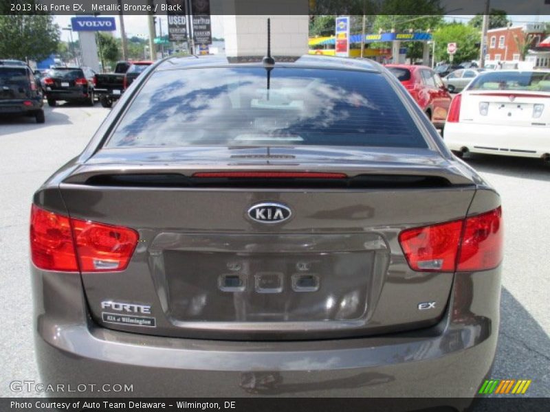 Metallic Bronze / Black 2013 Kia Forte EX