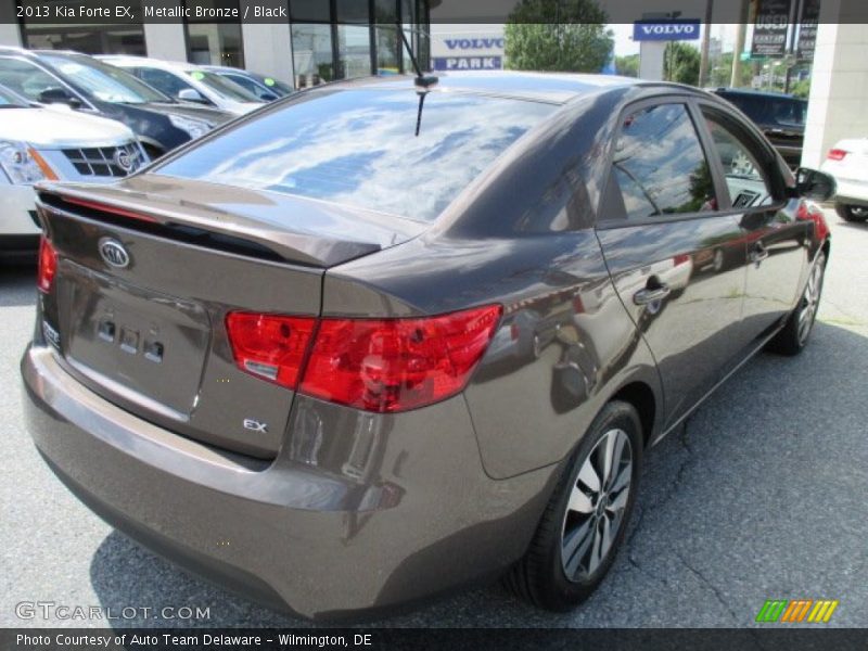 Metallic Bronze / Black 2013 Kia Forte EX