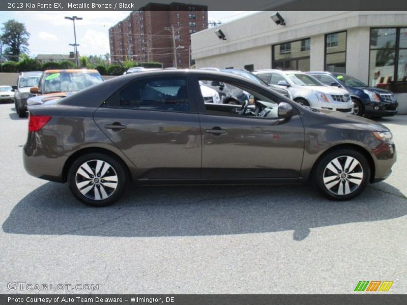 Metallic Bronze / Black 2013 Kia Forte EX