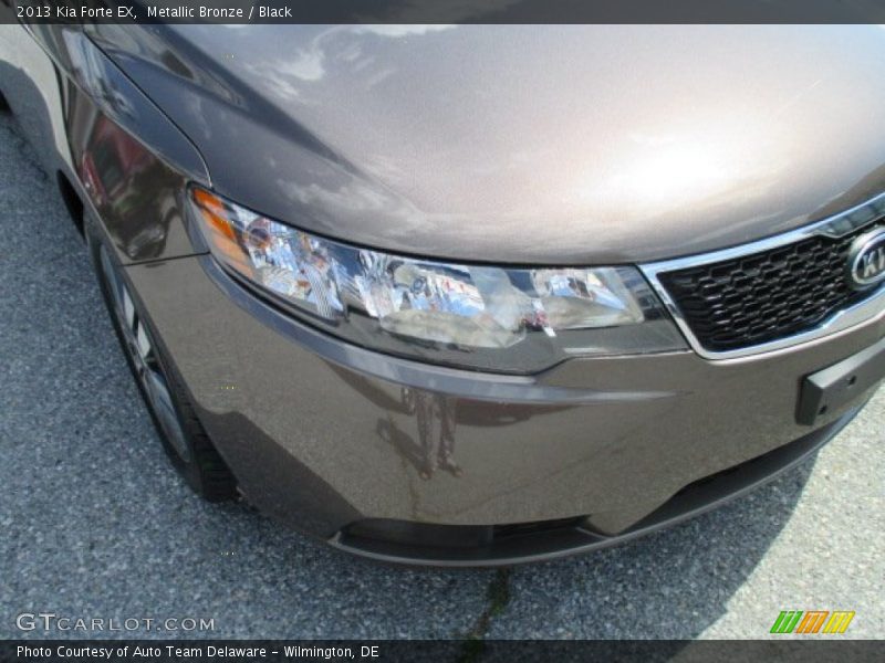 Metallic Bronze / Black 2013 Kia Forte EX