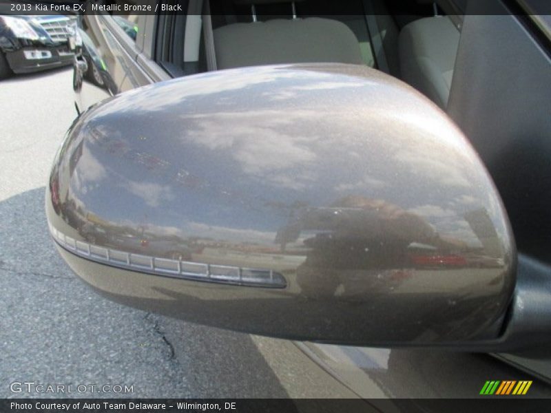 Metallic Bronze / Black 2013 Kia Forte EX