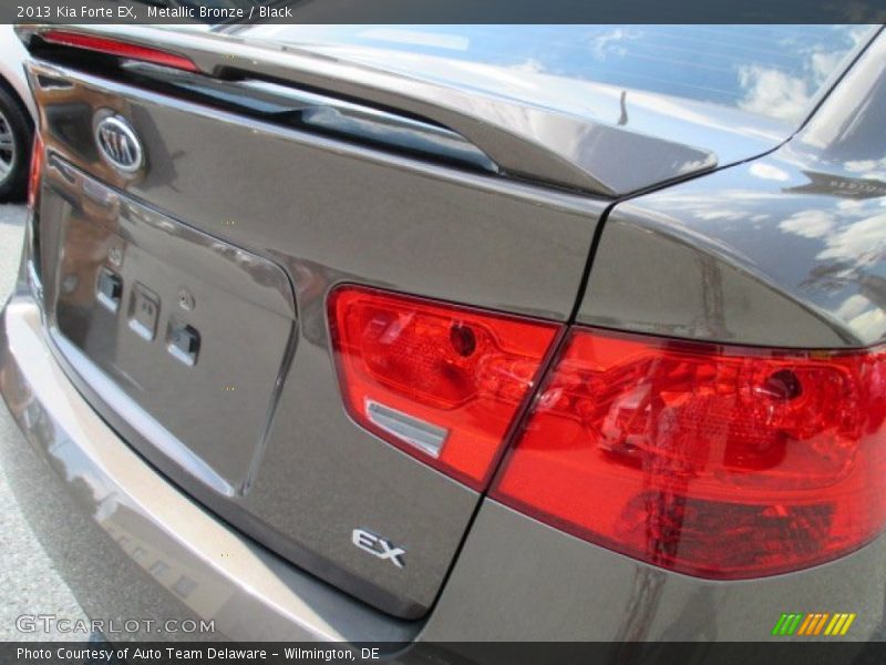 Metallic Bronze / Black 2013 Kia Forte EX