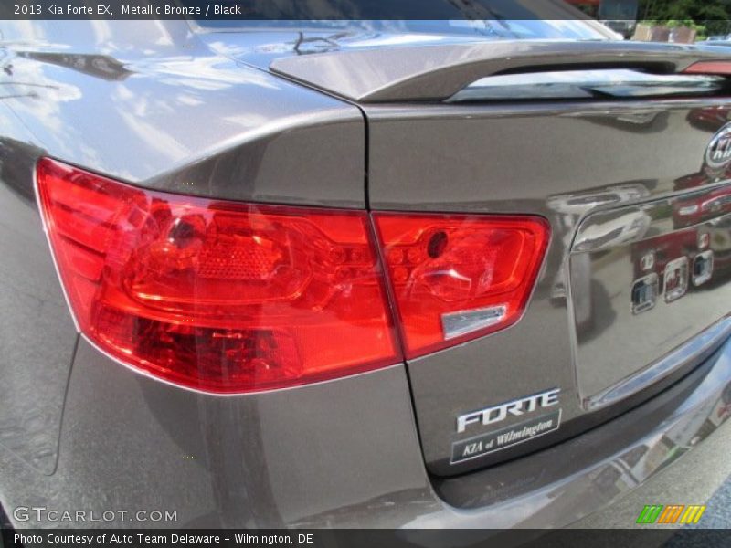 Metallic Bronze / Black 2013 Kia Forte EX