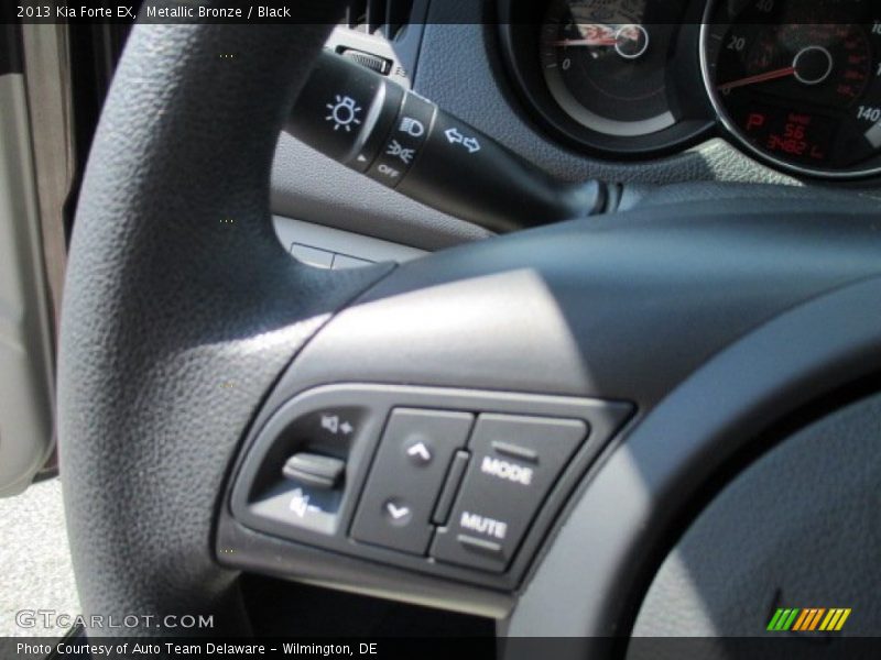 Metallic Bronze / Black 2013 Kia Forte EX