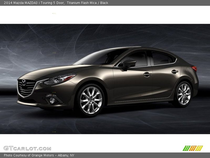 Titanium Flash Mica / Black 2014 Mazda MAZDA3 i Touring 5 Door