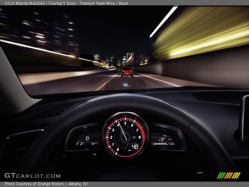 Titanium Flash Mica / Black 2014 Mazda MAZDA3 i Touring 5 Door