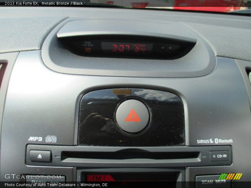 Metallic Bronze / Black 2013 Kia Forte EX