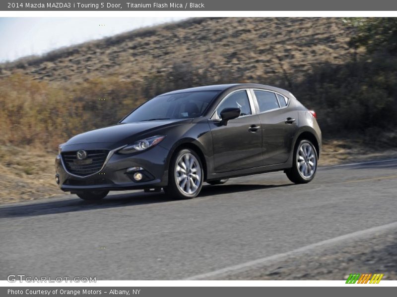 Titanium Flash Mica / Black 2014 Mazda MAZDA3 i Touring 5 Door