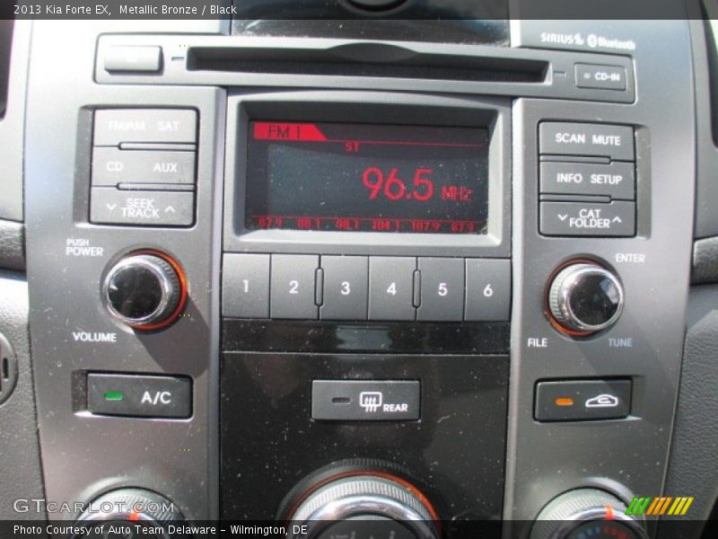 Metallic Bronze / Black 2013 Kia Forte EX