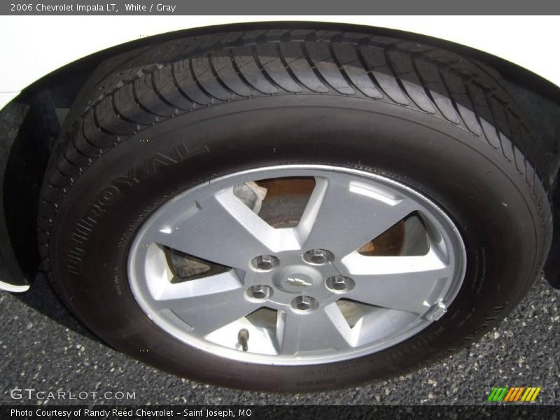 White / Gray 2006 Chevrolet Impala LT