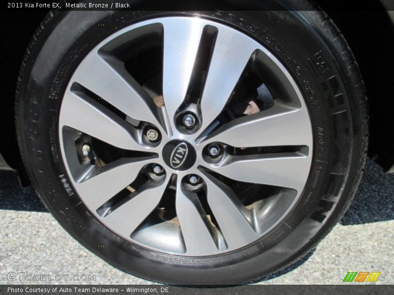 Metallic Bronze / Black 2013 Kia Forte EX