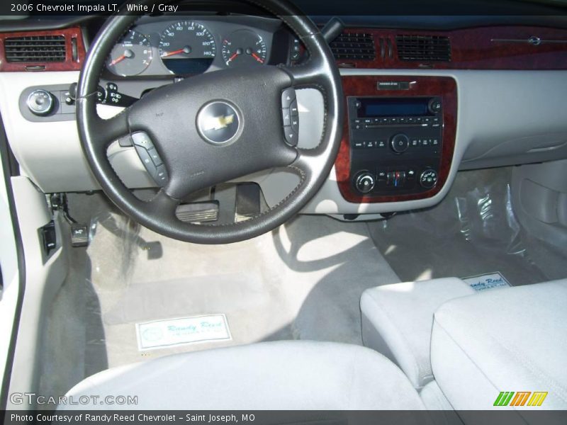 White / Gray 2006 Chevrolet Impala LT
