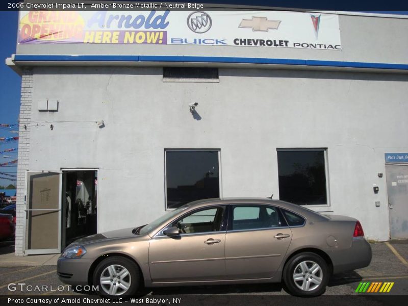 Amber Bronze Metallic / Neutral Beige 2006 Chevrolet Impala LT