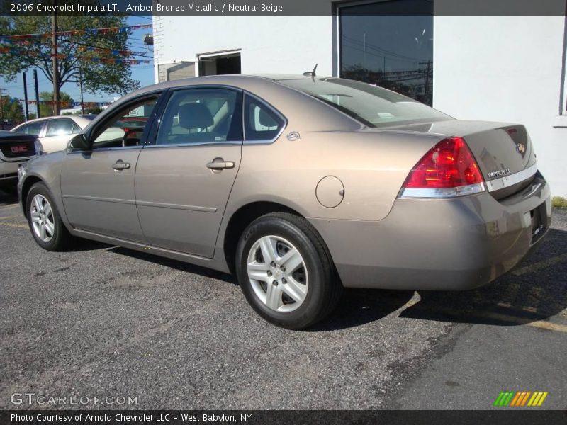 Amber Bronze Metallic / Neutral Beige 2006 Chevrolet Impala LT