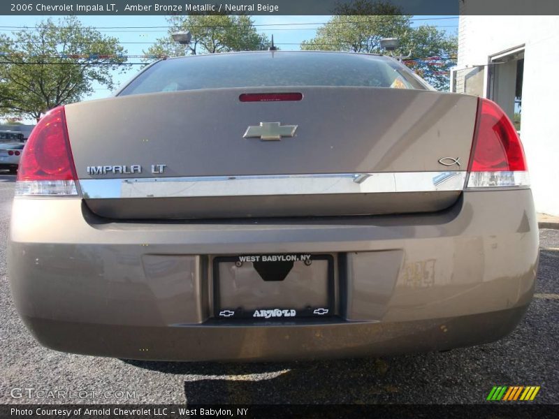 Amber Bronze Metallic / Neutral Beige 2006 Chevrolet Impala LT