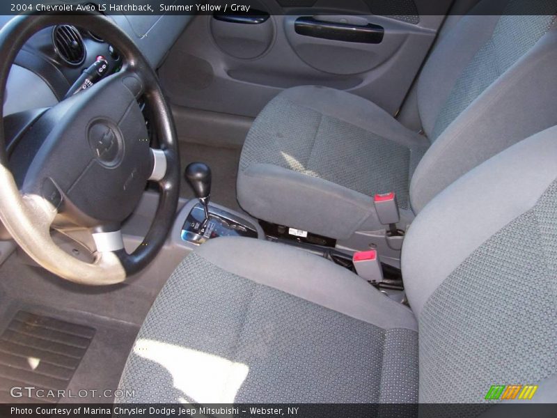 Summer Yellow / Gray 2004 Chevrolet Aveo LS Hatchback