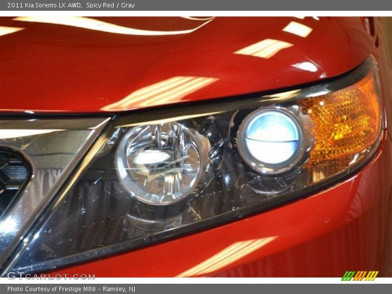 Spicy Red / Gray 2011 Kia Sorento LX AWD