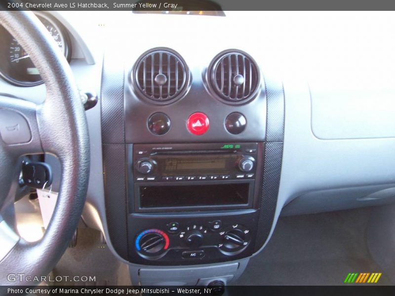 Summer Yellow / Gray 2004 Chevrolet Aveo LS Hatchback