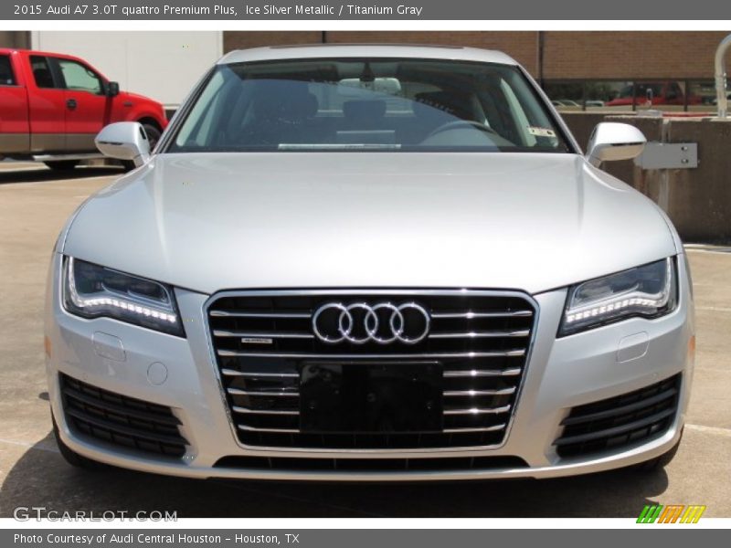 Ice Silver Metallic / Titanium Gray 2015 Audi A7 3.0T quattro Premium Plus