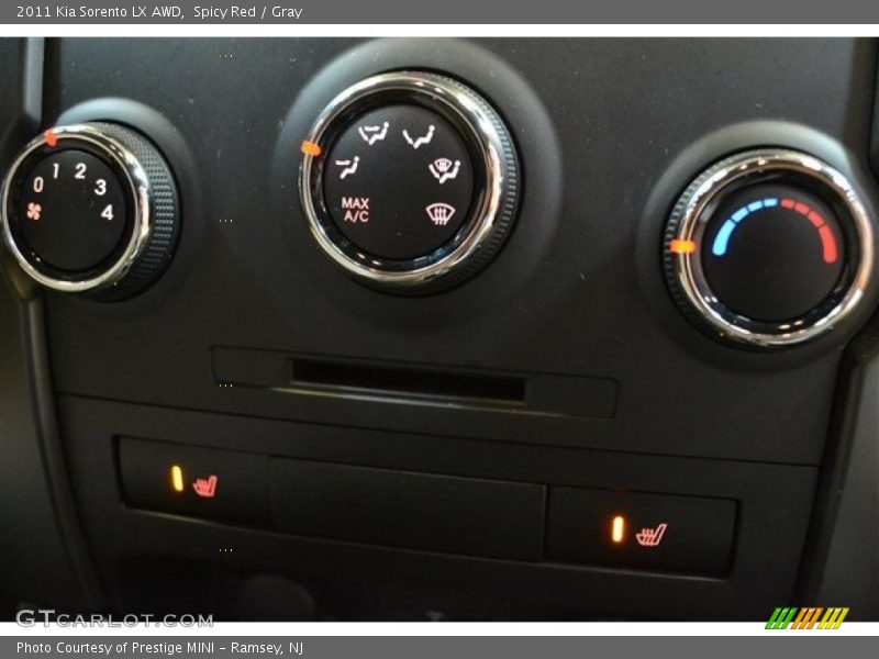 Spicy Red / Gray 2011 Kia Sorento LX AWD
