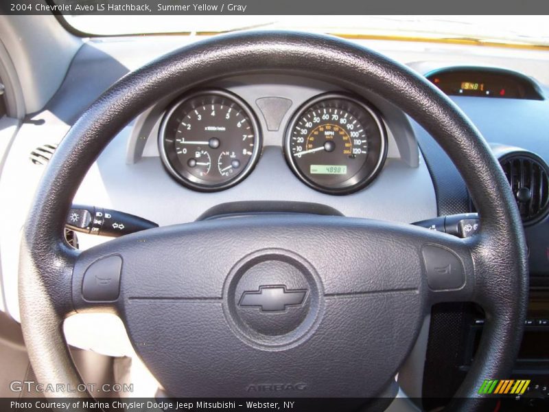 Summer Yellow / Gray 2004 Chevrolet Aveo LS Hatchback