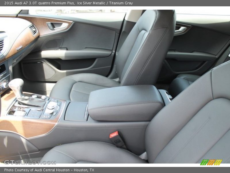 Ice Silver Metallic / Titanium Gray 2015 Audi A7 3.0T quattro Premium Plus