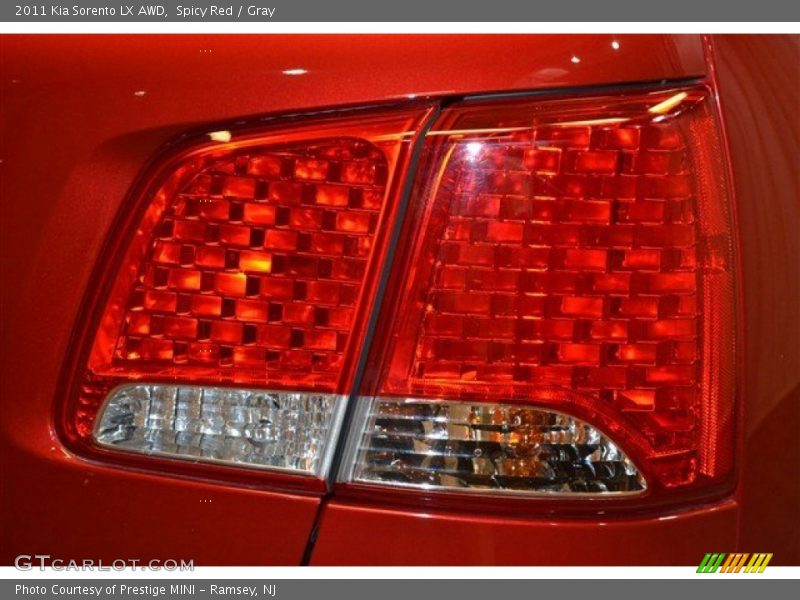 Spicy Red / Gray 2011 Kia Sorento LX AWD