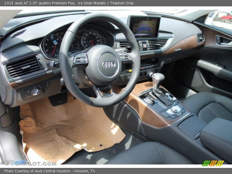  2015 A7 3.0T quattro Premium Plus Titanium Gray Interior