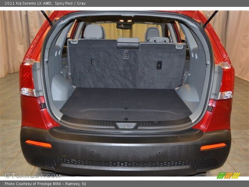 Spicy Red / Gray 2011 Kia Sorento LX AWD