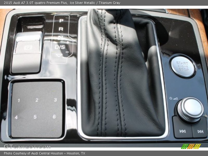 Ice Silver Metallic / Titanium Gray 2015 Audi A7 3.0T quattro Premium Plus