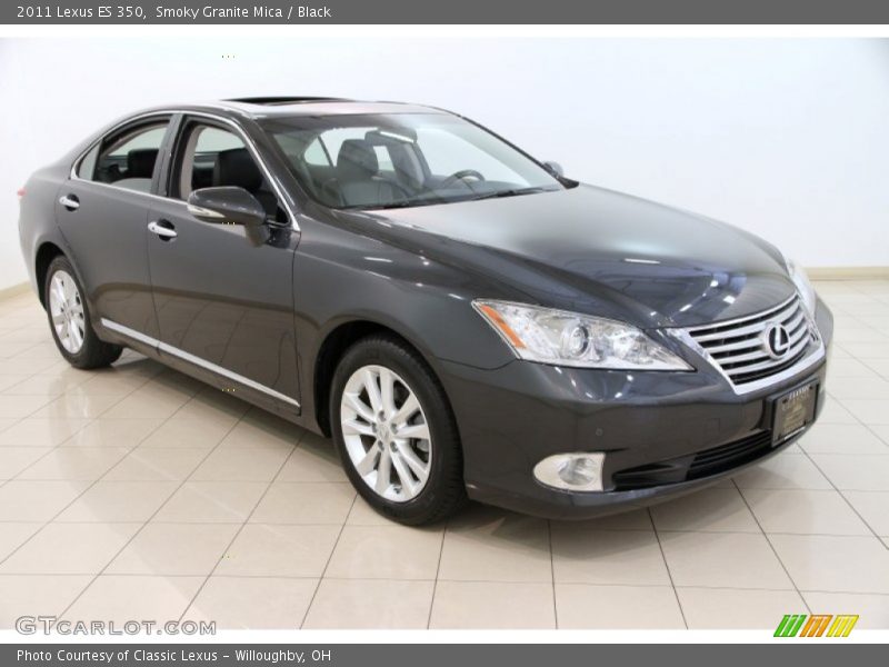 Smoky Granite Mica / Black 2011 Lexus ES 350