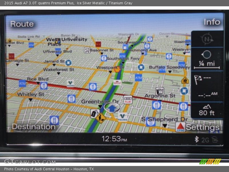 Navigation of 2015 A7 3.0T quattro Premium Plus