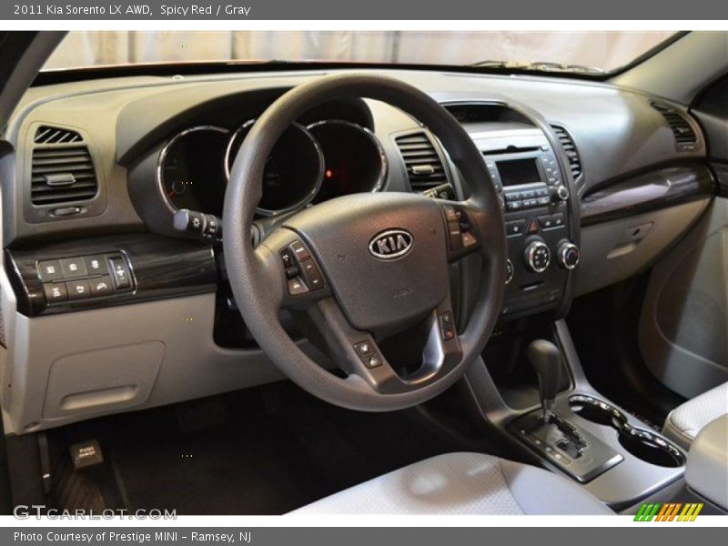 Spicy Red / Gray 2011 Kia Sorento LX AWD