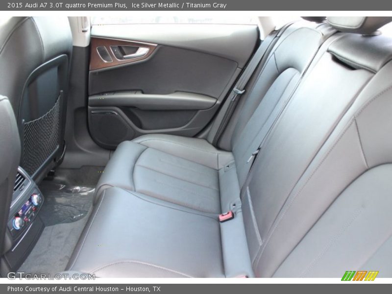 Ice Silver Metallic / Titanium Gray 2015 Audi A7 3.0T quattro Premium Plus