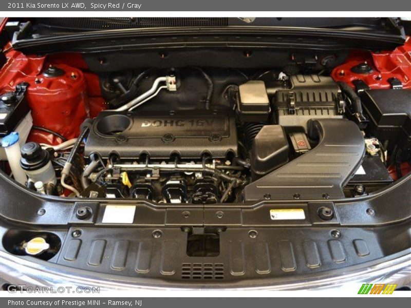 Spicy Red / Gray 2011 Kia Sorento LX AWD