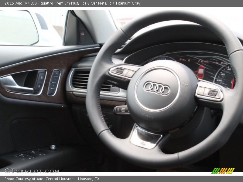 Ice Silver Metallic / Titanium Gray 2015 Audi A7 3.0T quattro Premium Plus
