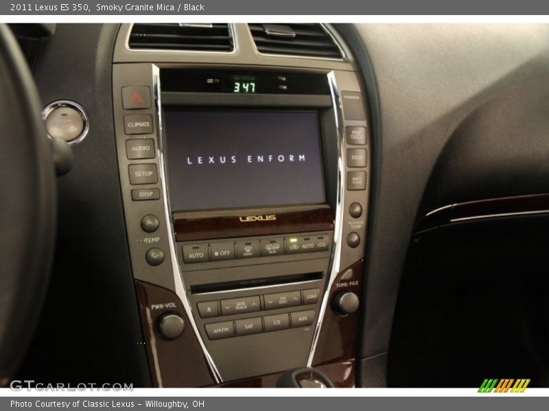 Smoky Granite Mica / Black 2011 Lexus ES 350