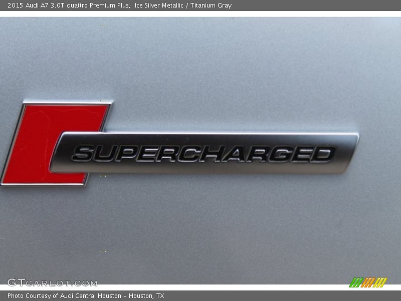 Ice Silver Metallic / Titanium Gray 2015 Audi A7 3.0T quattro Premium Plus
