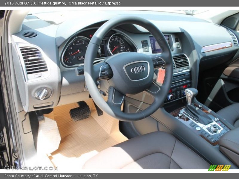  2015 Q7 3.0 Prestige quattro Espresso Interior