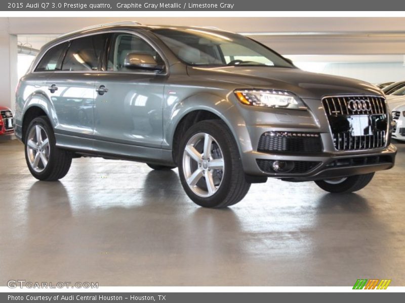 Graphite Gray Metallic / Limestone Gray 2015 Audi Q7 3.0 Prestige quattro