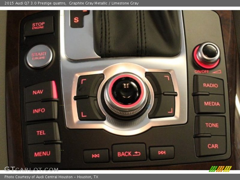 Graphite Gray Metallic / Limestone Gray 2015 Audi Q7 3.0 Prestige quattro